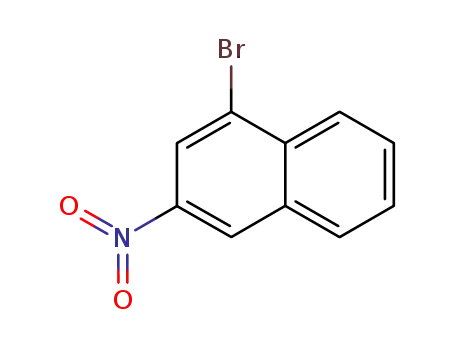 Molecular Structure of 7499-65-2 (1-bromo-3-nitronaphthalene)