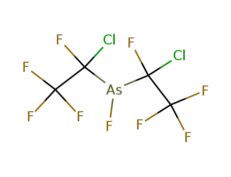 Bis(2-chlor-terafluoraethyl)-fluorarsan