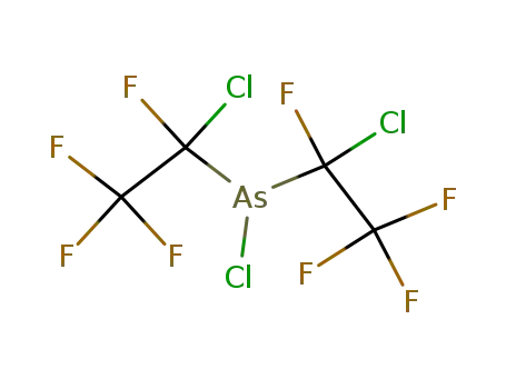 bis(1-chlorotetrafluoroethyl)chloroarsine