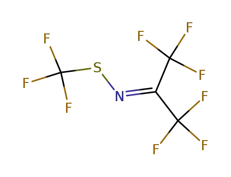 Molecular Structure of 31340-34-8 (Methanesulfenamide,
1,1,1-trifluoro-N-[2,2,2-trifluoro-1-(trifluoromethyl)ethylidene]-)