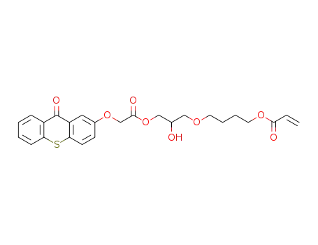 acrylic acid 4-{2-hydroxy-3-[2-(9-oxo-9H-thioxanthen-2-yloxy)-acetoxy]-propoxy}-butyl ester