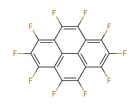 Molecular Structure of 1493-68-1 (decafluoropyrene)