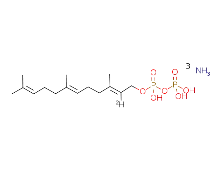 (2E,6E)-[2-(2)H1]-farnesyl diphosphate trisammonium salt