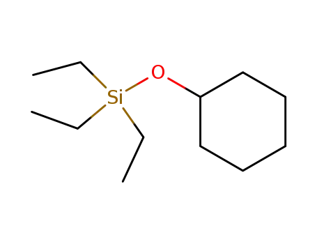 Molecular Structure of 4419-18-5 (Silane, (cyclohexyloxy)triethyl-)