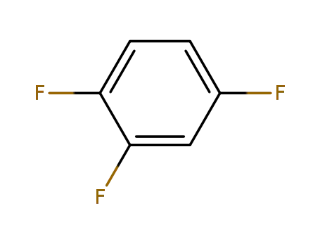 Molecular Structure of 367-23-7 (1,2,4-Trifluorobenzene)
