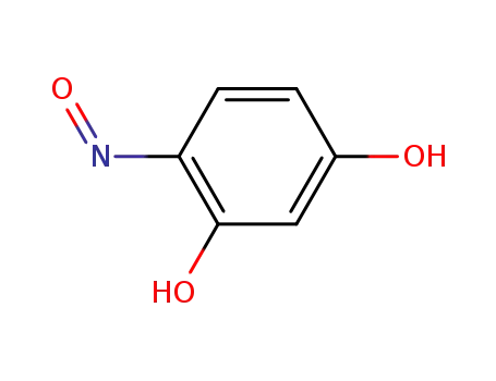 Molecular Structure of 698-31-7 (4-NITROSORESORCINOL)