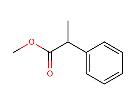 Molecular Structure of 31508-44-8 (R,S-2-Phenyl-propionicacidmethylester)
