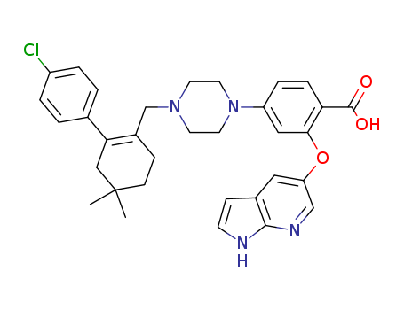 2-[(1H-pyrrolo[2,3-B]pyridin-5-yl)oxy]-4-[4-[[2-(4-chlorophenyl)-4,4-dimethylringHex-1-enyl]methyl]piperazin-1-yl]benzoicacid