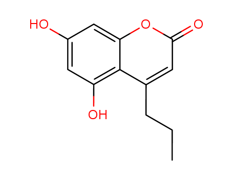 2H-1-Benzopyran-2-one, 5,7-dihydroxy-4-propyl-(66346-59-6)