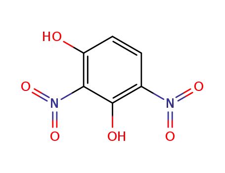 Molecular Structure of 519-44-8 (2，4-Dinitro-1，3-benzene diol)