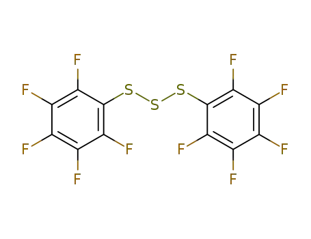 Molecular Structure of 52082-75-4 (Trisulfide, bis(pentafluorophenyl))