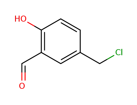 Molecular Structure of 23731-06-8 (5-(CHLOROMETHYL)-2-HYDROXYBENZALDEHYDE)