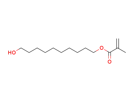 Molecular Structure of 56927-66-3 (2-Propenoic acid, 2-methyl-, 10-hydroxydecyl ester)
