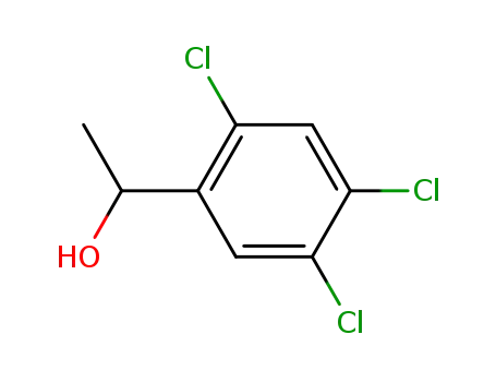 Molecular Structure of 14299-54-8 (2,4,5-trichlorophenylethanol)