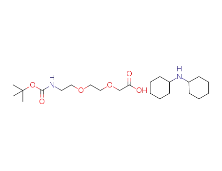 Dicyclohexylamine 2,2-dimethyl-4-oxo-3,8,11-trioxa-5-azatridecan-13-oate cas no. 560088-79-1 98%