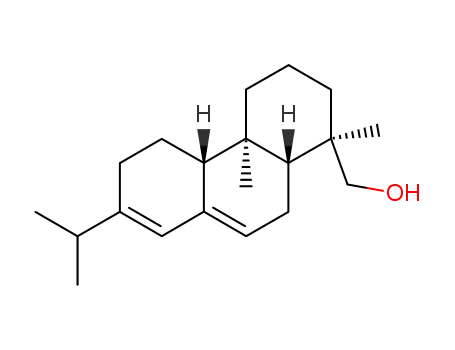 Molecular Structure of 666-84-2 ([1R-(1alpha,4abeta,4balpha,10aalpha)]-1,2,3,4,4a,4b,5,6,10,10a-decahydro-7-isopropyl-1,4a-dimethylphenanthren-1-methanol)