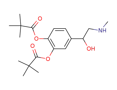 Molecular Structure of 52365-63-6 (Dipivefrine)