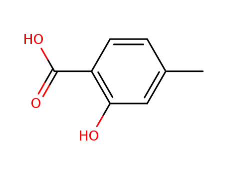 Molecular Structure of 50-85-1 (4-Methylsalicylic acid)