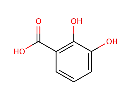 Molecular Structure of 303-38-8 (2,3-Dihydroxybenzoic acid)