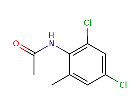 Molecular Structure of 61655-97-8 (Acetamide,N-(2,4-dichloro-6-methylphenyl)-)