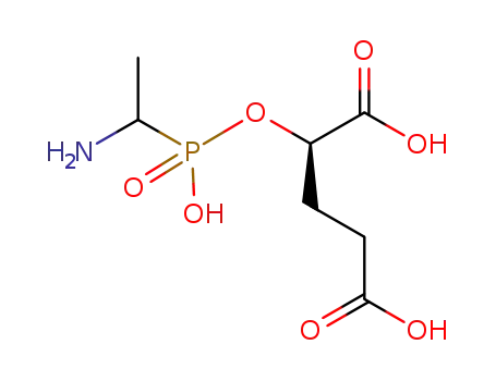 2-{[(1-aminoethyl)(hydroxy)phosphoryl]oxy}-D-pentanedioic acid