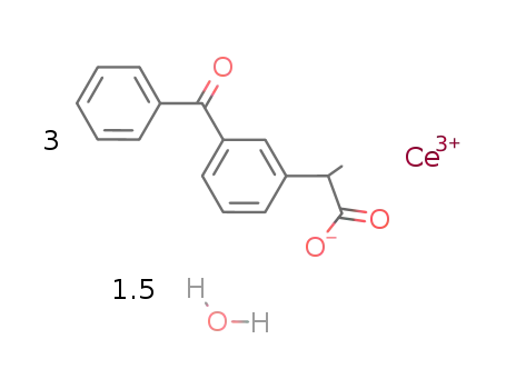 Ce(ketoprofen(-1H))3*1.5H2O