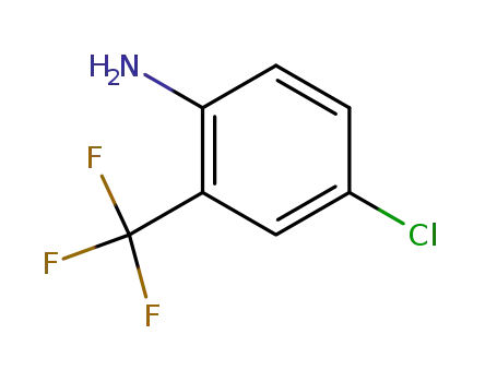 Molecular Structure of 445-03-4 (2-Amino-5-chlorobenzotrifluoride)