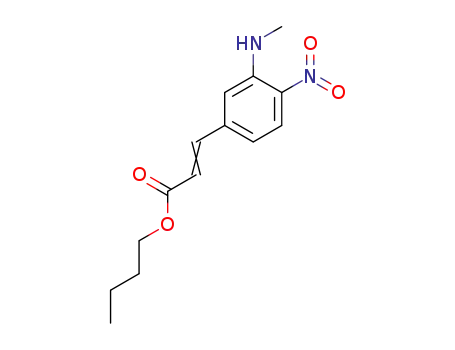 n-butyl 3-methylamino-4-nitrocinnamate