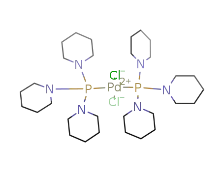 dichloro{bis[1,1’,1’’-(phosphinetriyl)tripiperidine]}palladium(II)