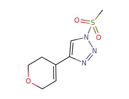 4-(3,6-dihydro-2H-pyran-4-yl)-1-(methylsulfonyl)-1H-1,2,3-triazole
