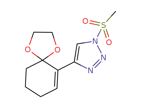 1-(methylsulfonyl)-4-(1,4-dioxaspiro[4.5]dec-6-en-6-yl)-1H-1,2,3-triazole