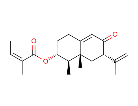 2-Butenoic acid,2-methyl-,(1R,2R,7S,8aR)-1,2,3,4,6,7,8,8a-octahydro-1,8a-dimethyl-7-(1-methylethenyl)-6-oxo-2-naphthalenylester, (2Z)-