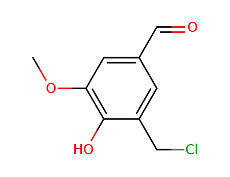 3-(chloromethyl)-4-hydroxy-5-methoxybenzaldehyde