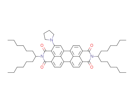 N,N′-bis(1-hexylheptyl)-2-(N-pyrrolidinyl)perylene-3,4:9,10-tetracarboxybisimide