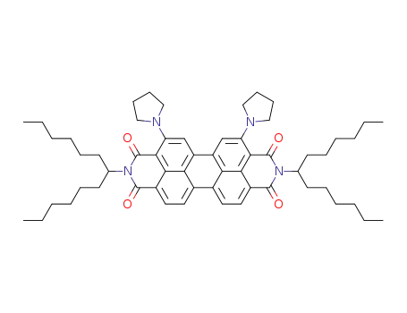 N,N′-bis(1-hexylheptyl)-2,11-bis(N-pyrrolidinyl)perylene-3,4:9,10-tetracarboxylic bisimide