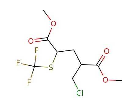 2-Chloromethyl-4-trifluoromethylsulfanyl-pentanedioic acid dimethyl ester