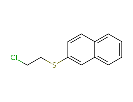 Naphthalene, 2-[(2-chloroethyl)thio]- cas  35374-43-7