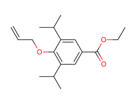 4-Allyloxy-3.5-diisopropyl-benzoesaeure-aethylester