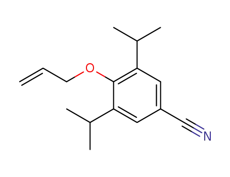4-Allyloxy-3.5-diisopropyl-benzonitril