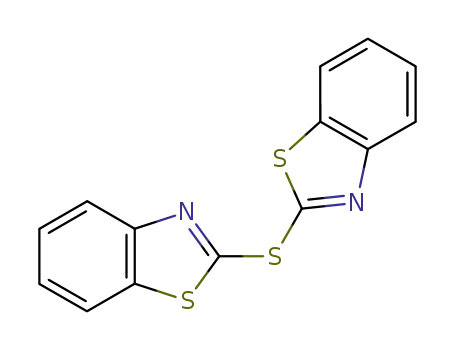 Molecular Structure of 4074-77-5 (Benzothiazole,2,2'-thiobis- )