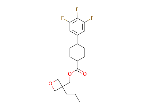 4-(3,4,5-trifluorophenyl)cyclohexanecarboxylate(3-propyloxetane-3-yl)methyl