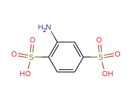 Molecular Structure of 98-44-2 (2-Amino-1,4-benzenedisulfonic acid)