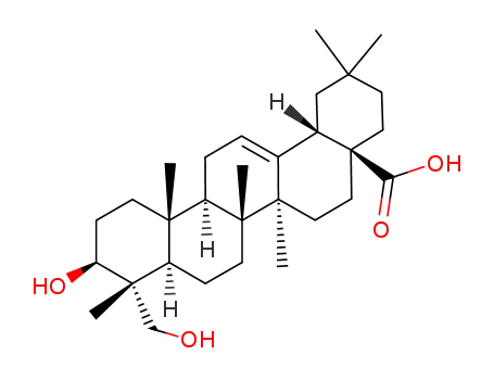 Molecular Structure of 465-99-6 (Hederagenin)