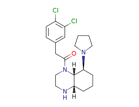 2-(3,4-dichlorophenyl)-1-[(4aSR,8SR,8aSR)-8-(pyrrolidin-1-yl)-3,4,4a,5,6,7,8,8aoctahydroquinoxaline-1(2H)-yl]ethan-1-one