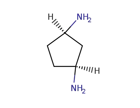 Molecular Structure of 63486-45-3 (1,3-Cyclopentanediamine,cis-(9CI))