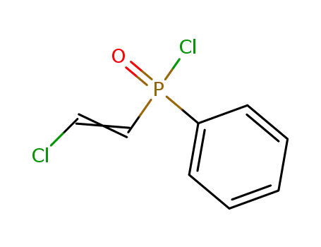 Molecular Structure of 3135-58-8 (Phosphinic chloride, (2-chloroethenyl)phenyl-)