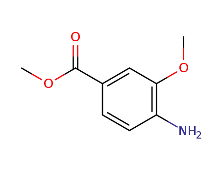 Molecular Structure of 41608-64-4 (Methyl 4-amino-3-methoxybenzoate)