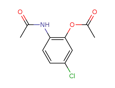 Molecular Structure of 139399-68-1 (Acetamide, N-[2-(acetyloxy)-4-chlorophenyl]-)
