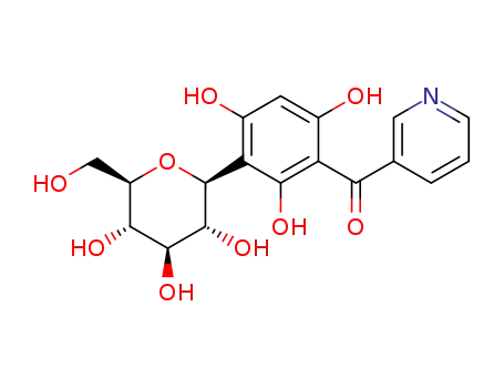 3-(3'-(C-β-D-glucosyl)-2',4',6'-trihydroxybenzoyl)-pyridine