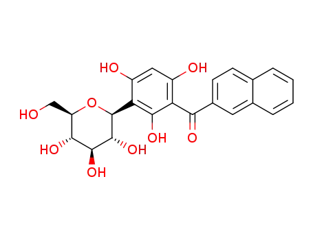 (3-(C-β-D-glucosyl)-2,4,6-trihydroxyphenyl)(naphthyl-2')methanone